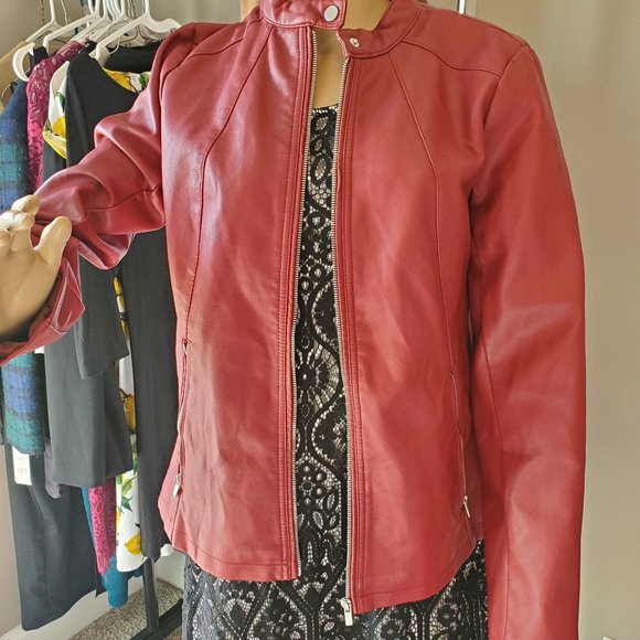a.n.a Jackets & Blazers - A.n.a new approach faux leather jacket